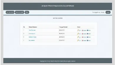 Gambar 8. Tampilan halaman simpan data hasil enkripsi 