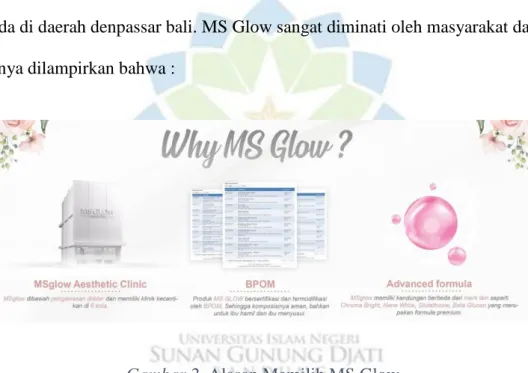 Gambar 2. Alasan Memilih MS Glow 