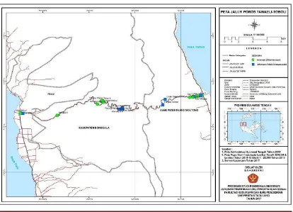 Gambar 1. Peta Jalur Poros Tawaeli-Toboli 