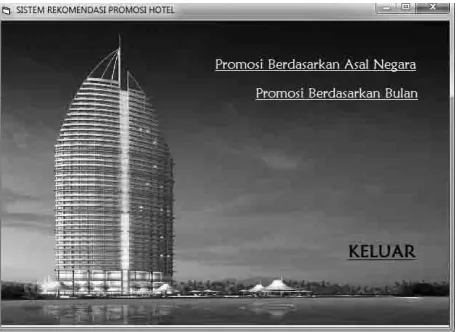 Gambar 3. Menu rekomendasi berdasarkan asal negara 