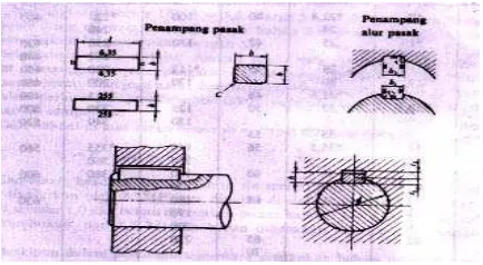 Gambar 2.9. Macam-Macam Pasak 