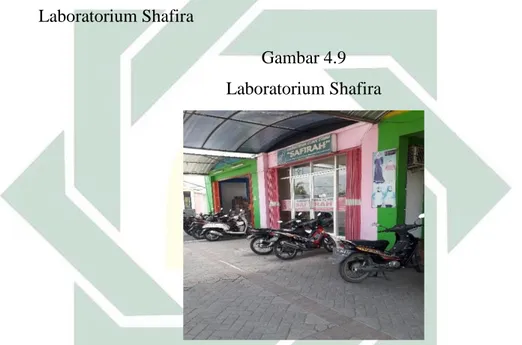 Gambar 4.9  Laboratorium Shafira 
