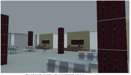 Gambar 7 : Lobby dan Hall Embarkasi 