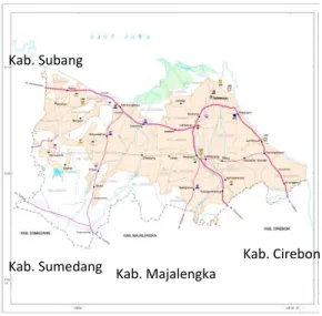 Gambar 3. 1 Peta Kabupaten Indramayu  (Sumber : peta.pu.go.id) 