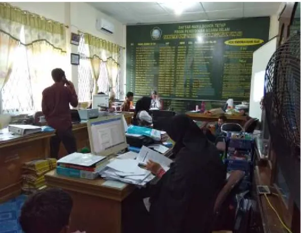 Gambar  Kantor  Prodi  Pendidikan  Agama  Islam  (PAI),  Fakultas  Ilmu Tarbiyah  dan  Keguruan,  Universitas  Islam  Negeri  Sumatera  Utara  (UIN SU).