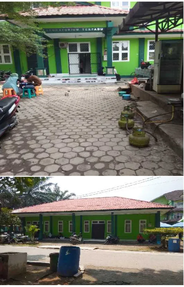 Gambar  Gedung  Laboratorium  Terpadu  dan  Gedung  Laboratorium Komputer Universitas Islam Negeri Sumatera Utara (UIN SU).