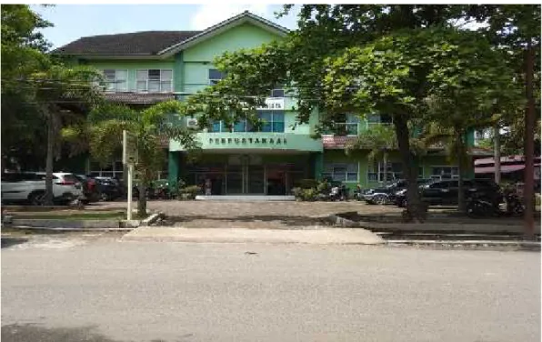 Gambar  Gedung  Perpustakaan  Universitas  Islam  Negeri  Sumatera  Utara (UIN SU).