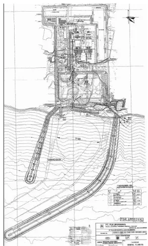 Gambar 4. Layout Pelabuhan PLTU Adipala (Sumber: Gambar Rencana PLN (Persero) dalam Sitoresmi, 2013)