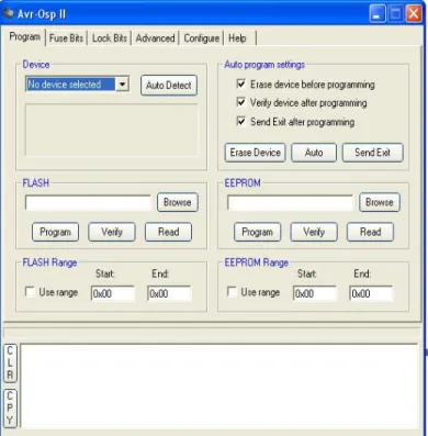 Gambar 4.3 Tampilan AVR OSP II 