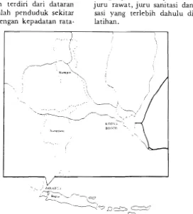 Gambar : Letah daerah penelitian Nanggung dan Rumpin Kabupaten Bogor, 