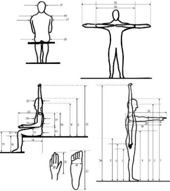 Fig. 2. Measurement of elderly by 1 experimenter.
