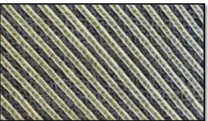 Gambar 17 Contoh pengaplikasian   motif Pring ing Galengan 2 sebagai kain panjang 