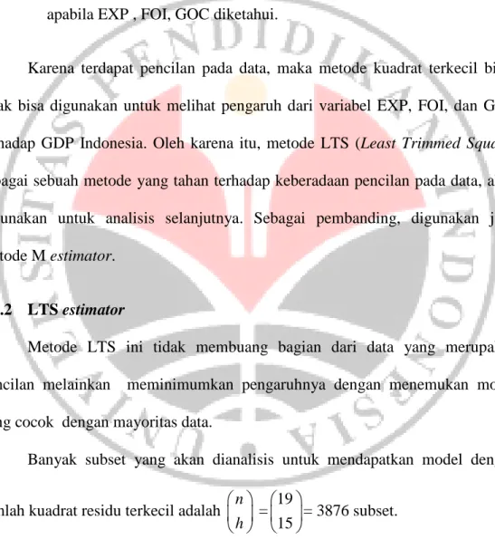 Tabel  3.6 Profil Metode LTS 