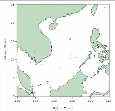 Gambar 1.1. Wilayah Monsun Laut China Selatan 