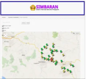 Gambar 4 Tampilan Sebaran Data Layanan Kesehatan