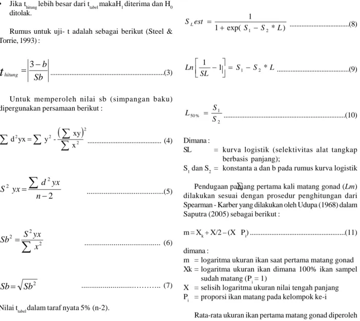 tabel dalam taraf nyata 5% (n-2).