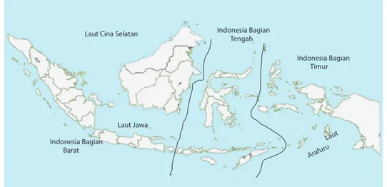 Gambar peta persebaran fl ora Indonesia 