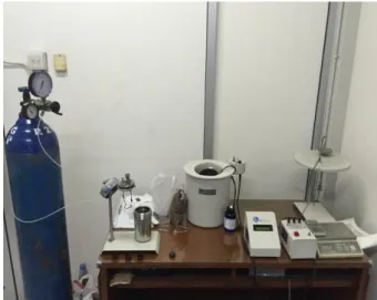 Gambar  2 Parr oxygen bomb calorimeter 