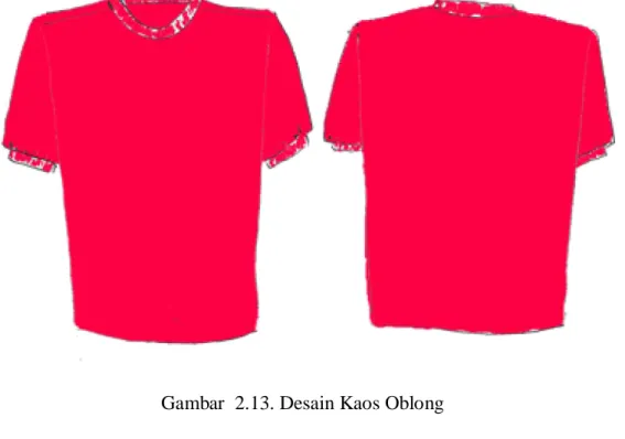 Gambar  2.13. Desain Kaos Oblong