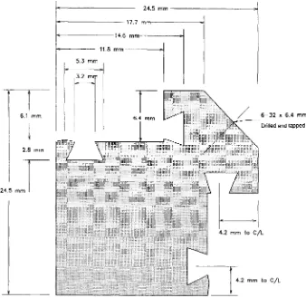 Figure 4.2Mechanical drawing of the extrusion profile.