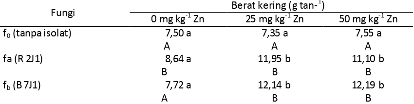 Gambar  1.   Pertumbuhan  kecambah jagung pada media steril  di Rumah kaca pada                                   (A) 3 HST dan (B) 14 HST