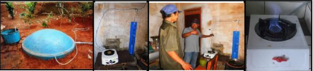 Gambar 8. Instalasi biogas di dapur rumah