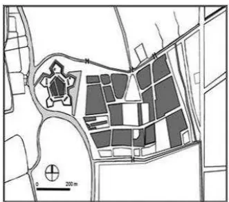 Gambar 2.2 Benteng “Vijfhoek“ tahun 1720 