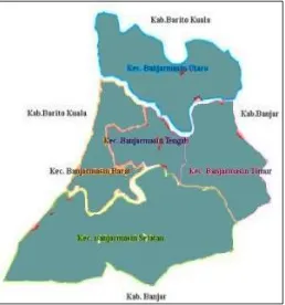 Gambar 10. Overlay Kecamatan Endemis dengan Status Resistensi Ae.aegypti terhadap Malation 0,8% di Kota Banjarmasin 