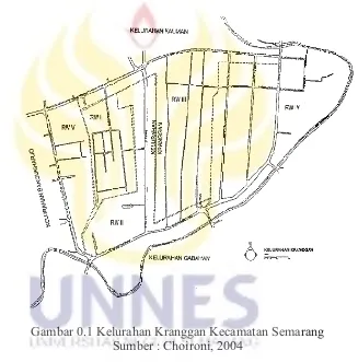 Gambar 0.1 Kelurahan Kranggan Kecamatan Semarang 