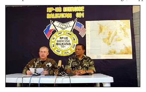 Gambar 3: Operation Balikatan 02-1, 2002 In Zamboanga,Philippines