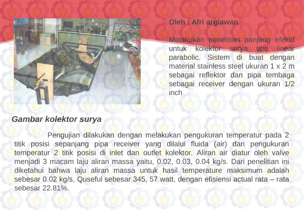 Gambar kolektor surya