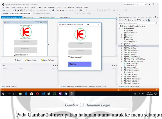 Gambar 2.3 Halaman Login