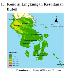 Gambar 1. Peta Wilayah Buton