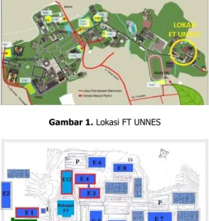 Gambar 1. Lokasi FT UNNES 
