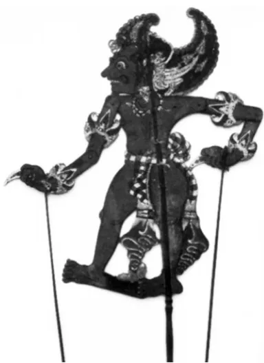 Figure 1.1. The Balinese puppet, Bima, the second of the ﬁ ve heroic Pandhawa brothers from the Mahabharata epic