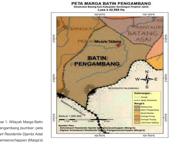 Gambar 1. Wilayah Marga Batin 
