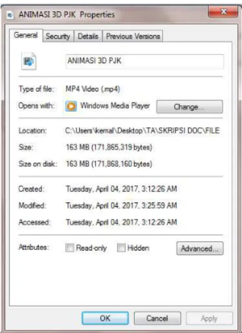 Gambar 17 Hasil Video Animasi 
