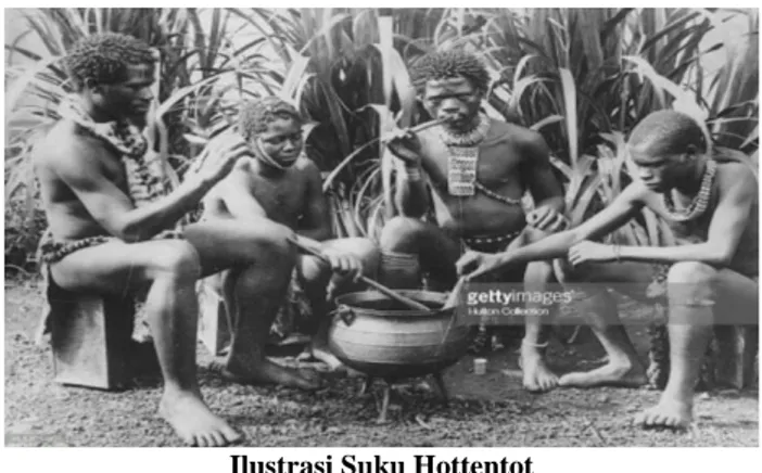 Ilustrasi Suku Hottentot 