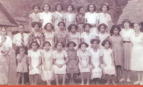 Gambar Sekolah Perempuan Pertama di Korido, Biak.   Sumber Dokumentasi Pribadi