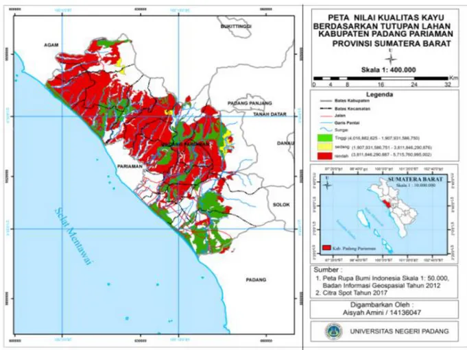 Gambar 2. Nilai Kualitas Kayu di Hutan Rakyat Kabupaten  Padang Pariaman 