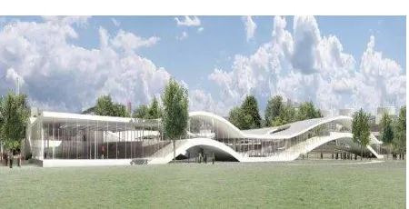 Figure 1. Rolex Learning Center, Lausanne, Rendering by SANAA   