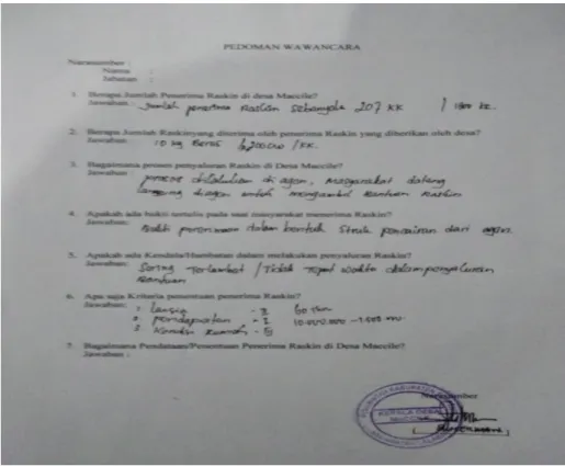 Gambar 5. Data Hasil Wawancara 