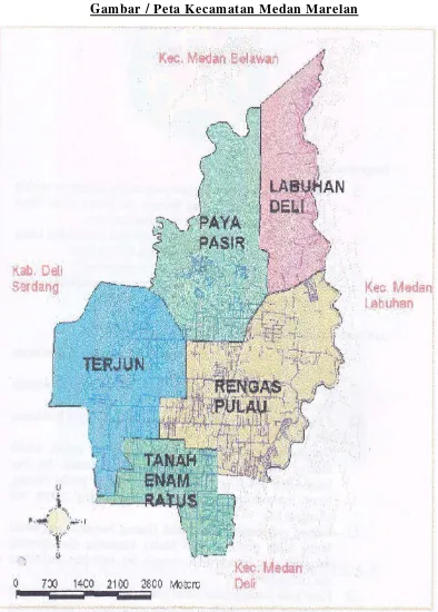 Gambar / Peta Kecamatan Medan Marelan 