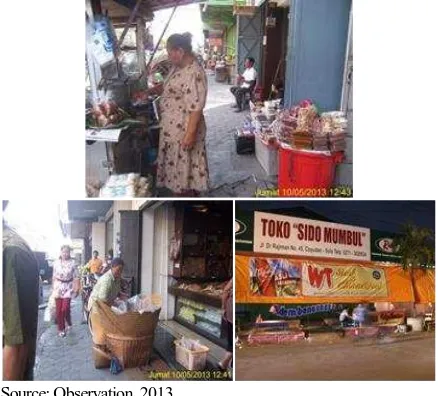 Fig. 2. Trading Facilities Used by Street Vendors among others are Wagon, Yoke/Baskets as well as Tent Stalls 