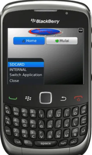 Gambar 4.3 Tampilan Menu SDCard dan Internal 