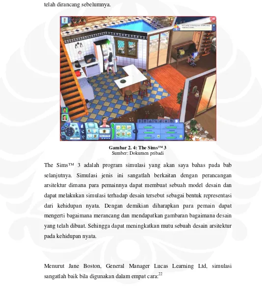 Gambar 2. 4: The Sims™ 3 