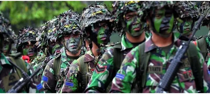Gambar I.2 Apakah TNI merupakan warga negara Indonesia? Apa bedanya dengan warga lain? (Sumber: http://trend.co.id/wp-content/uploads/2015/09/peringkat-TNI.jpg) 