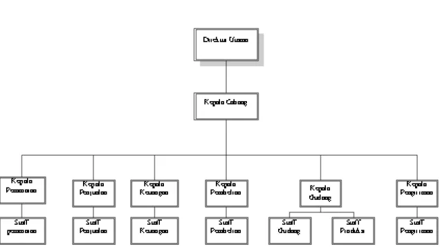 Gambar 3.1 : Struktur Organisasi PT GAGAHMAS WIRAMAJU 