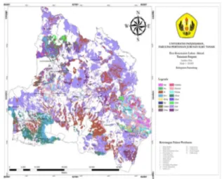 Gambar 6. Peta kesesuaian lahan aktual tanaman  sorgum di Kecamatan Sumedang