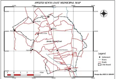Figure 10 Awutu Senya District Map 